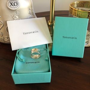 Tiffany and co wide 1837 ring